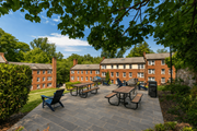 Washington apartment for rent - Park Crest Apartments Terrace with Grills and Picnic Tables and Lounge Chairs