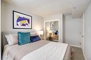 Washington apartment for rent - A model bedroom at West End Residences, Washington 20037
