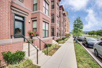Outside entry for townhomes
