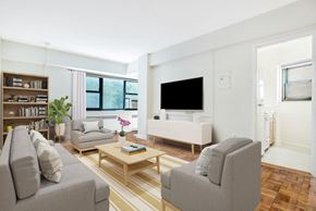 Washington apartment for rent - One-bedroom apartment living area (virtually staged) at Diplomat, Washington, DC 20009