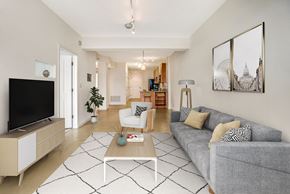 Washington apartment for rent - Living area (virtually staged) at Kalorama Park, Washington, DC 20009