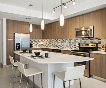 Chef's kitchen islands