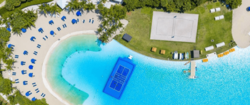 Floating pickleball