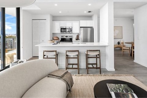 Floor plan for 2 beds, 2 baths, 1082 sqft