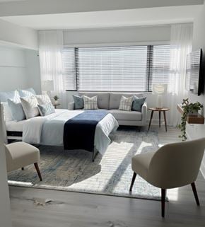 Washington apartment for rent - Bedroom Interior at 2400 Pennsylvania Avenue Apartments, Washington, DC