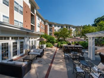 Comfortable outdoor seating options