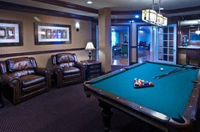 Columbia apartment for rent - Billiards & Game Room at Evergreens at Columbia Town Center, Columbia, MD,21044