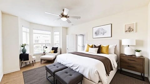 Floor plan for 1 bed, 1 bath, 803 sqft