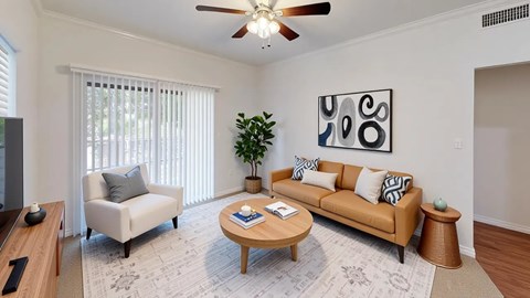 Floor plan for 1 bed, 1 bath, 600 sqft
