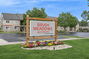 Billings apartment for rent - Monument Sign at Brush Meadows I & II Apartments, Billings, MT