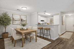 Lithonia apartment for rent - A dining room with a table and chairs.