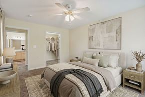 Atlanta apartment for rent - Bedroom with Ceiling fan at Columbia Colony Senior, Atlanta