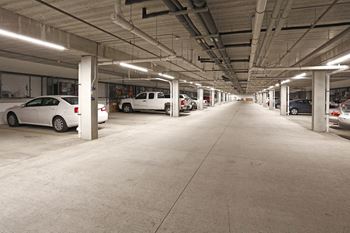 Heated underground parking