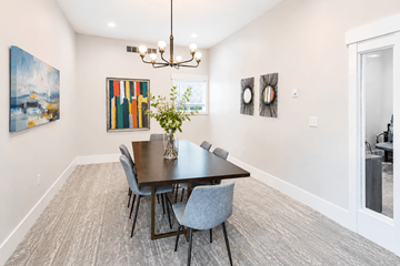 Ogden apartment for rent - A dining room with a table and chairs.