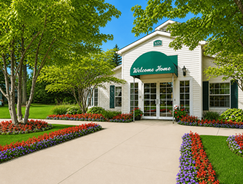 Northview park clubhouse with coffee bar