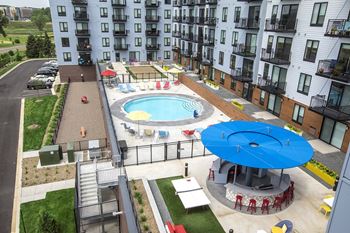 Hello apartments resort-style swimming pool