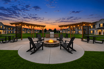 Grill & gather area
