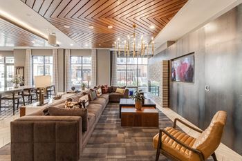 Community room with couches