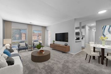 Annapolis apartment for rent - a living room with a couch and a table