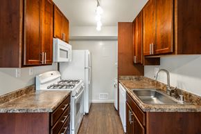 Baltimore apartment for rent - Kitchen area at Falls Village Apartments, Maryland, 21209