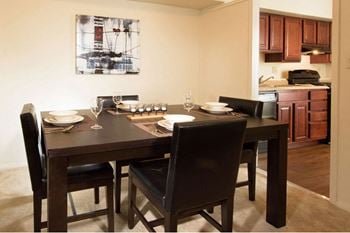 Separate dining area