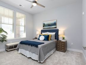 Raleigh apartment for rent - Bedroom with bed at St Mary's Square North Apartments, North Carolina, 27605