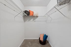Miami Lakes apartment for rent - our spacious closets are stocked with towels and baskets in our spacious walk in closet