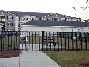 Gated bark park