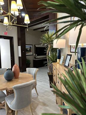 San Antonio apartment for rent - a dining room with a table and chairs
