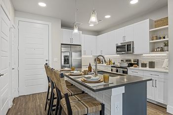 Oversized kitchen island