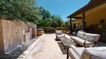 Scenic outdoor seating