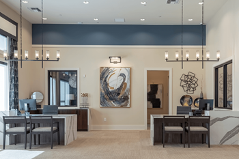Decadent clubhouse with game room
