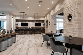 Decadent clubhouse with game room