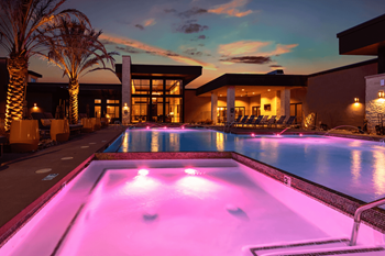 Resort-inspired pool & spa