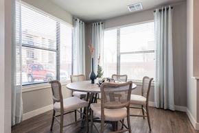 Glendale apartment for rent - A dining room with a table and chairs.