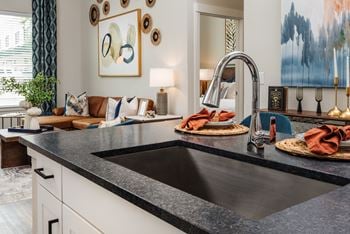 Studio, one, and two bedroom residences and townhomes