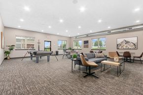 Sioux Falls apartment for rent - A room with a pool table and a couch.