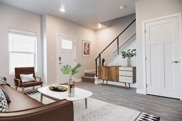 Sioux Falls apartment for rent - a living room with a couch and a table