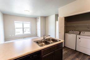 Sioux Falls apartment for rent - kitchen looking into living room