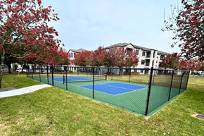 Conroe apartment for rent - Tennis Court at Rosemary Apartments, Conroe