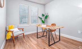 San Antonio apartment for rent - Room with wooden table at The Landings at Brooks City-Base, San Antonio, 78235