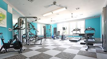 Two level fitness center