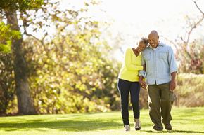 Spark apartment for rent - Senior residents walking in a park