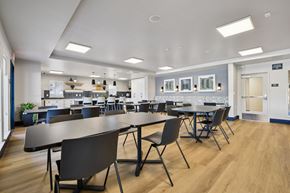 Roseville apartment for rent - Community Room With Kitchen at Terracina at Winding Creek, California