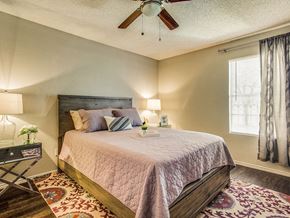 Irving apartment for rent - Bedroom With Expansive Windows at Newport Apartments, Irving, TX, 75062