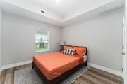 Columbus apartment for rent - A bedroom with a bed and a window.