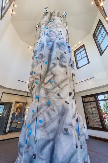 Rock climbing wall