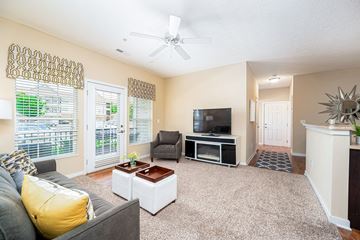 Columbus apartment for rent - a living room with a couch and a tv