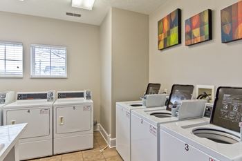 On-site laundry facility in clubhouse