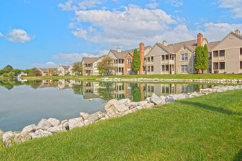 Lake views from select units